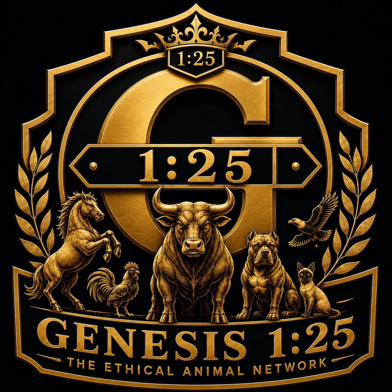 Genesis 1:25 crest